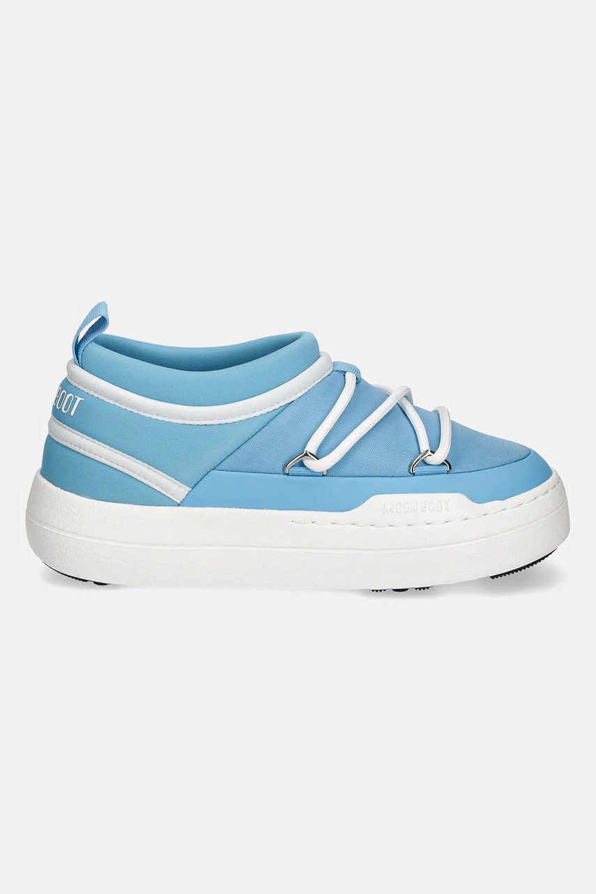 Детские сапоги Moon Boot JR PARK ICON цвет бирюзовый 80D3440050 Детские сапоги Moon Boot JR PARK ICON цвет бирюзовый 80D3440050