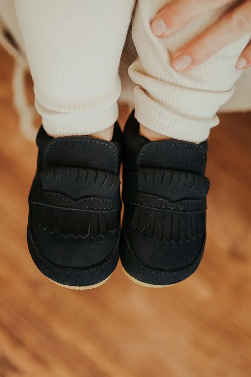 

Бебешки велурени обувки Donsje Jacx Shoes в тъмносиньо 1040300, Тъмносин