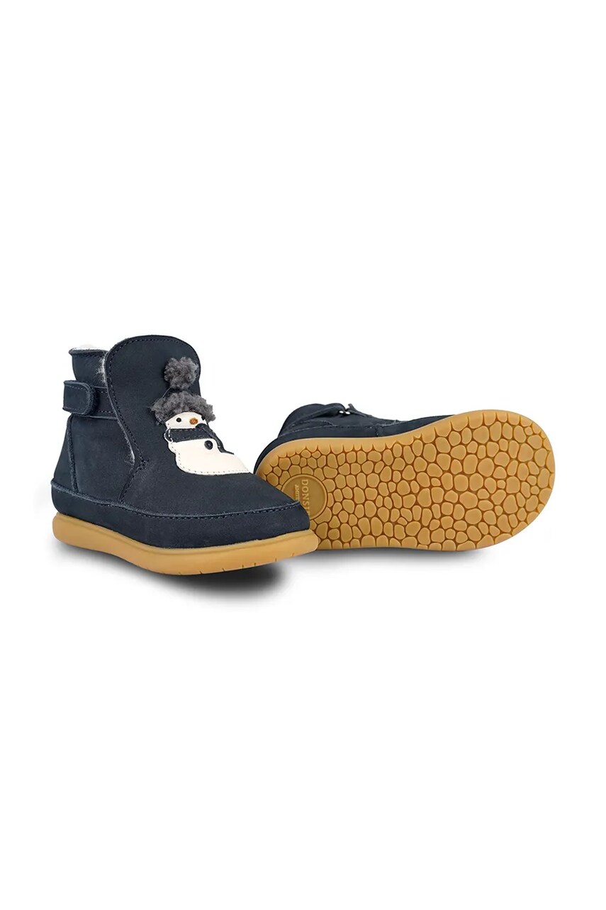 

Детски велурени зимни обувки Donsje Abbus Shoes Snowman в тъмносиньо 1500104, Тъмносин
