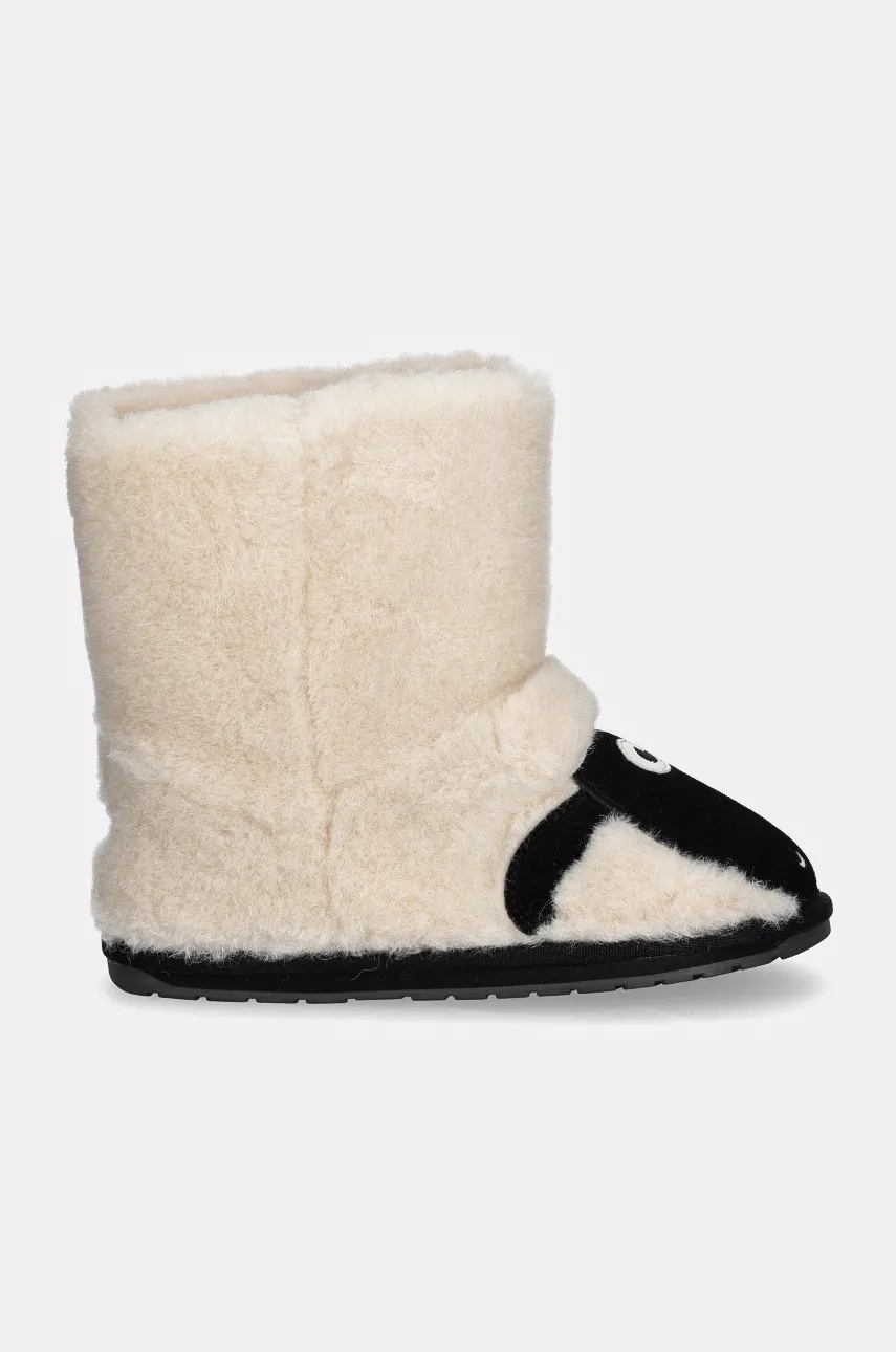 Детские зимние сапоги Emu Australia Shaun The Sheep цвет бежевый K13111 Детские зимние сапоги Emu Australia Shaun The Sheep цвет бежевый K13111