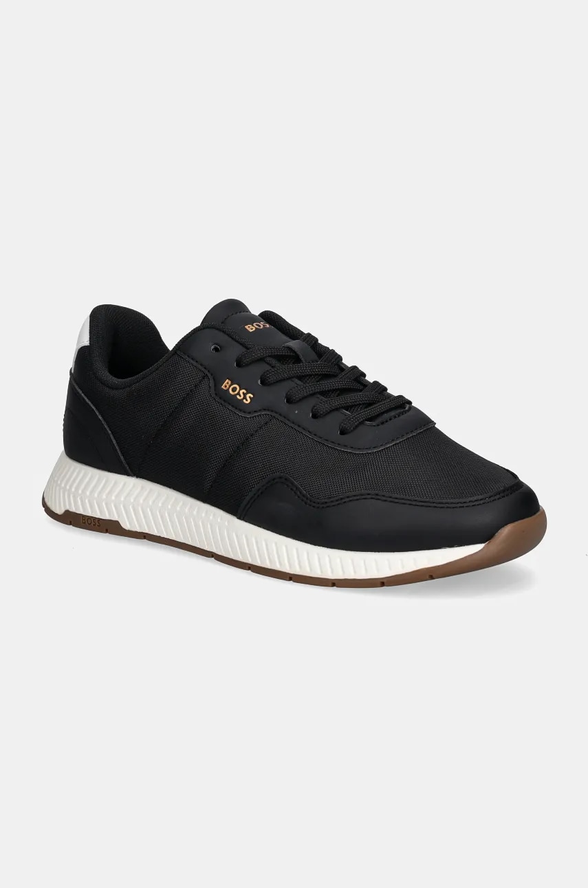 BOSS sneakers Titanium culoarea negru, 50523180