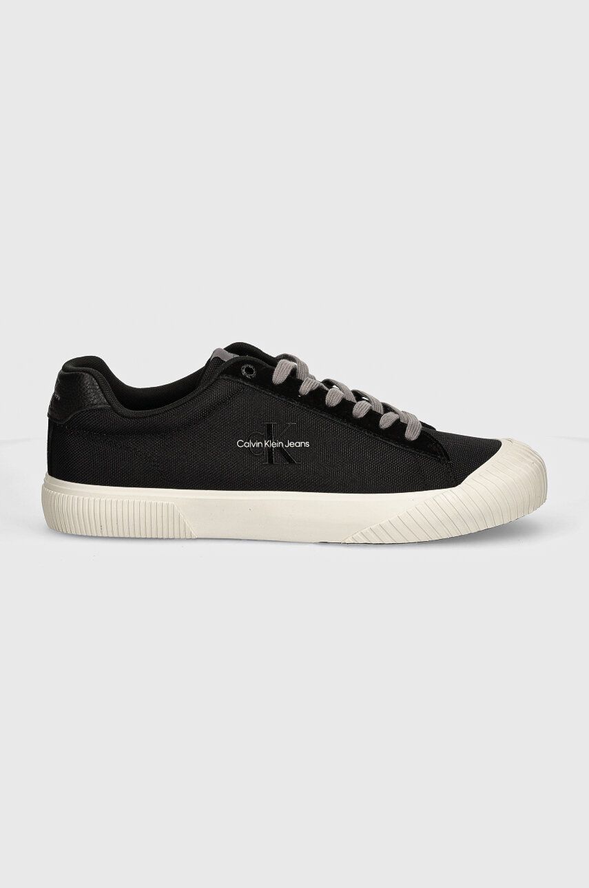 Tenisice Calvin Klein Jeans SKATER VULC LOW MTR Za Muškarce, Boja: Crna, YM0YM01000