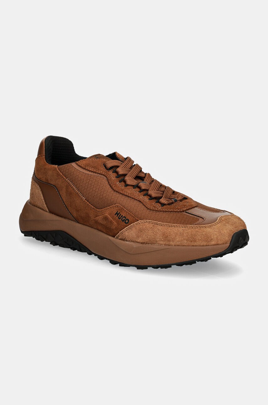 HUGO sneakers Kane culoarea maro, 50523470