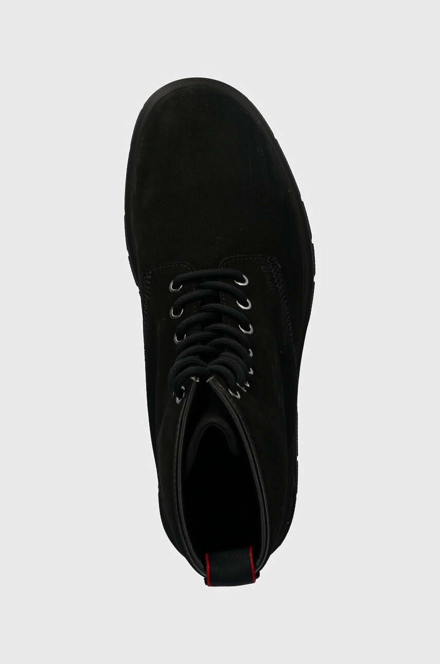 Kožené boty HUGO Ryan