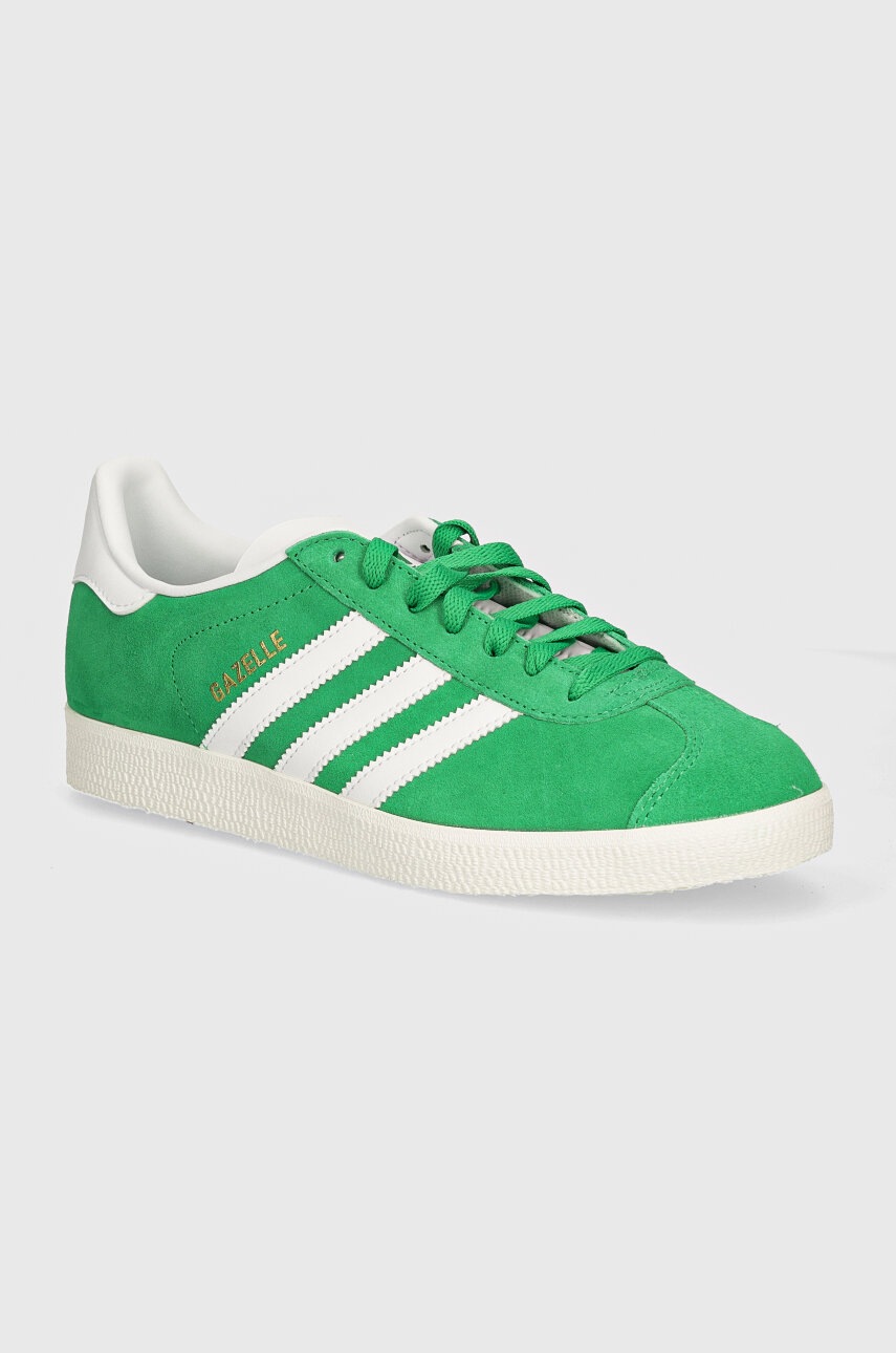 

Велурени маратонки adidas Originals Gazelle в зелено IG2092, Зелен