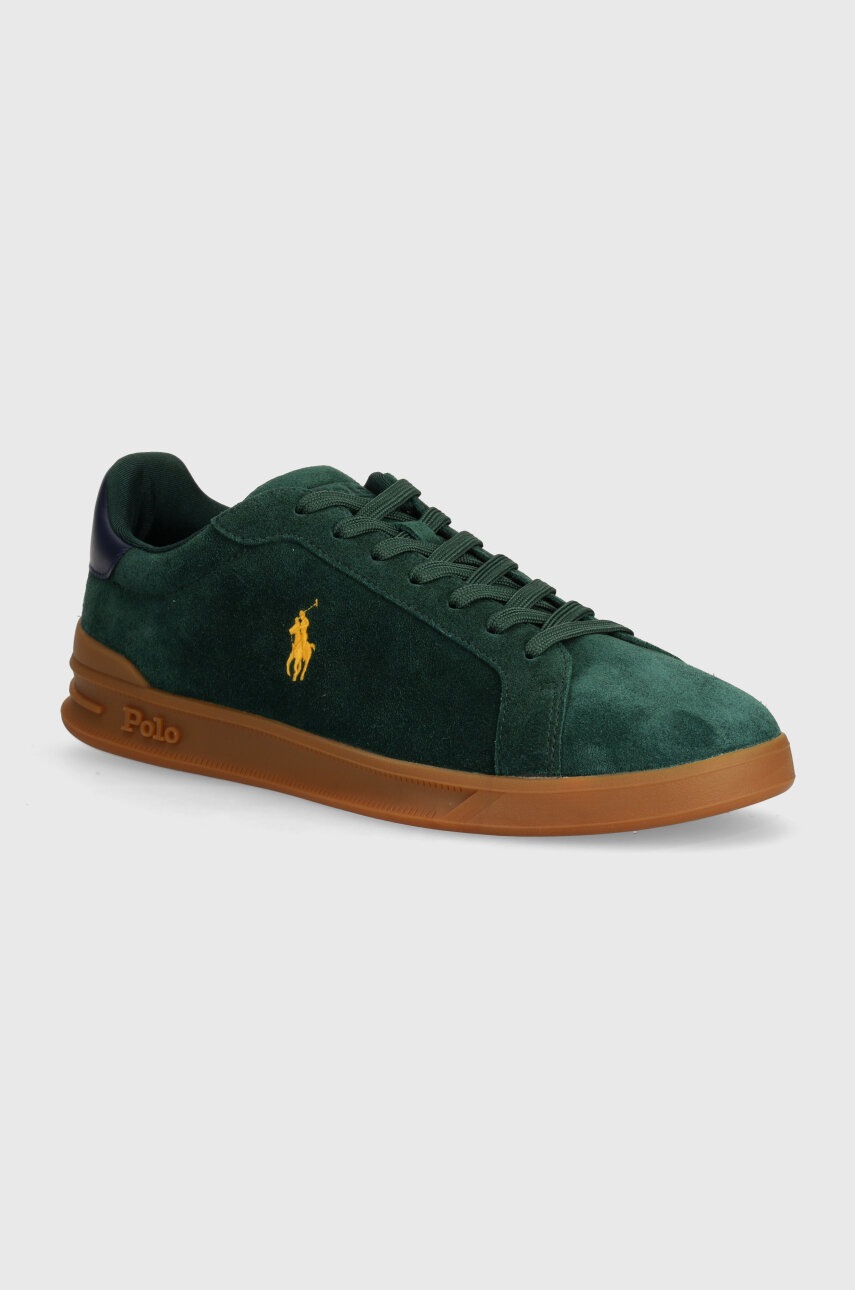 

Велурени маратонки Polo Ralph Lauren Hrt Ct II в зелено 809940313002, Зелен