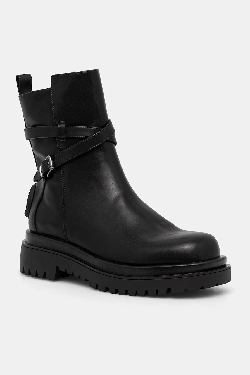 Just Cavalli pantofi barbati, culoarea negru, 77QA3S78