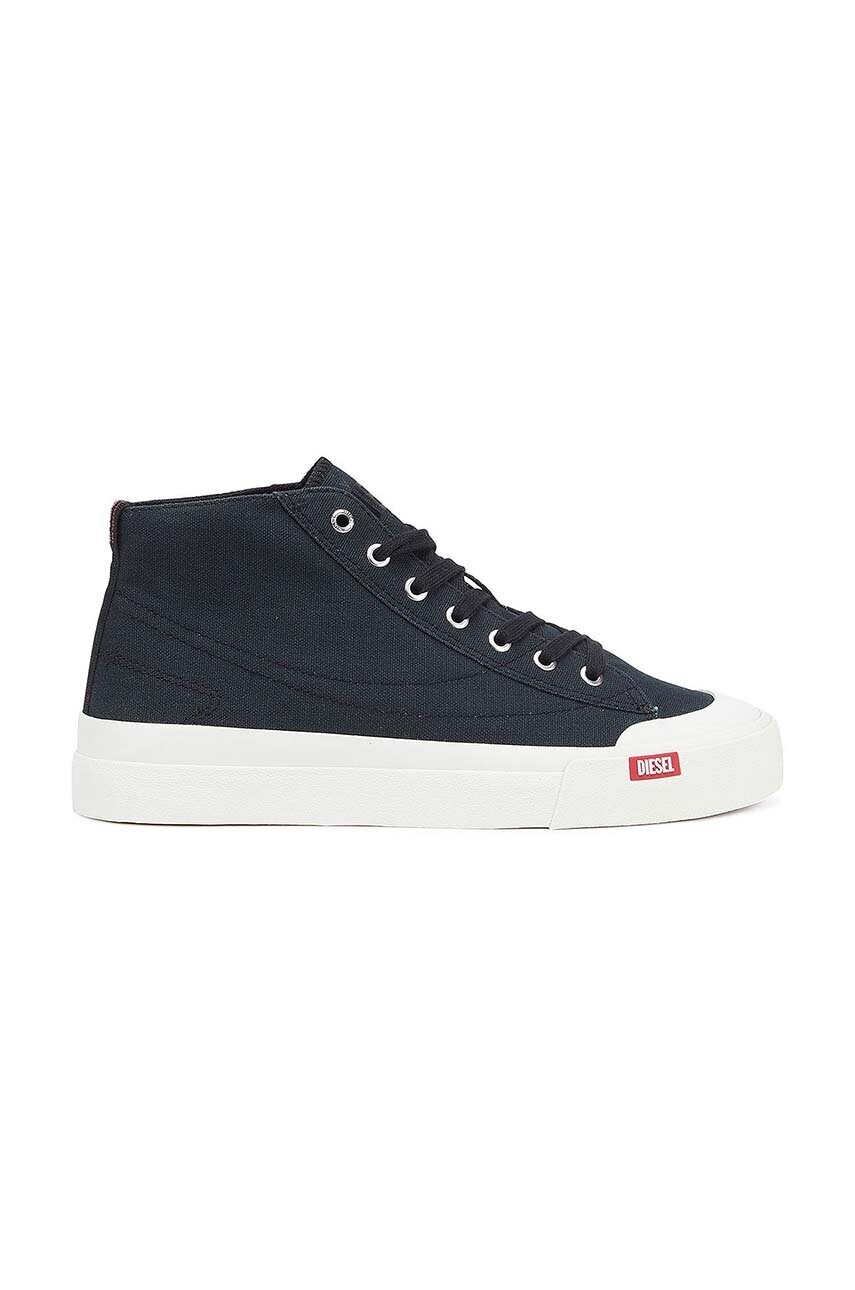 Diesel tenisi S-Athos Mid barbati, culoarea negru, Y03269-P2994-H1378