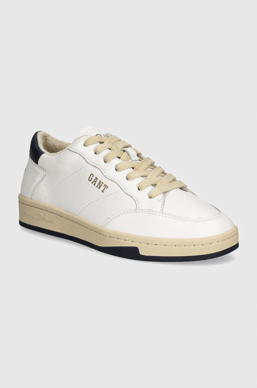 Gant sneakers din piele Prepus culoarea alb, 29631682 G222