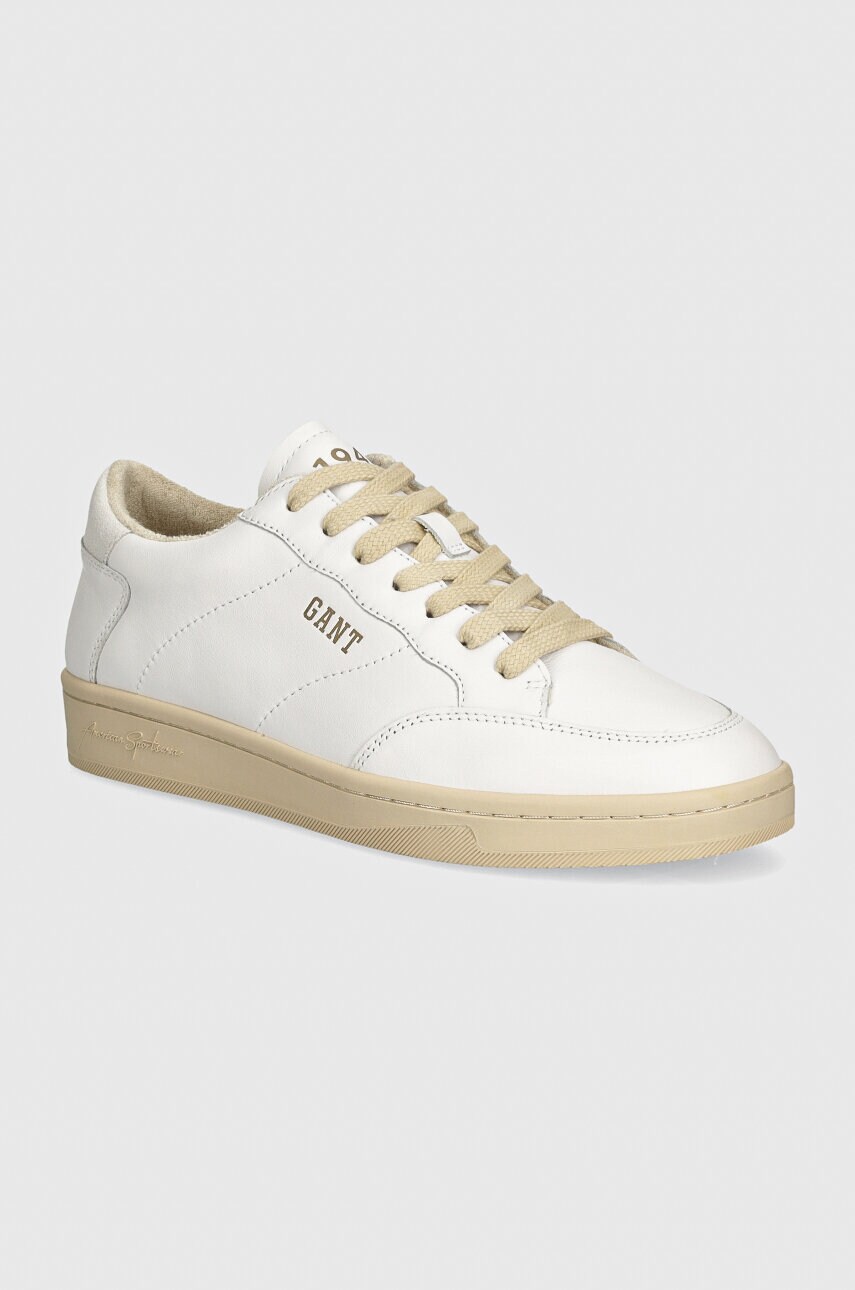 Gant sneakers din piele Prepus culoarea alb, 29631682 G29