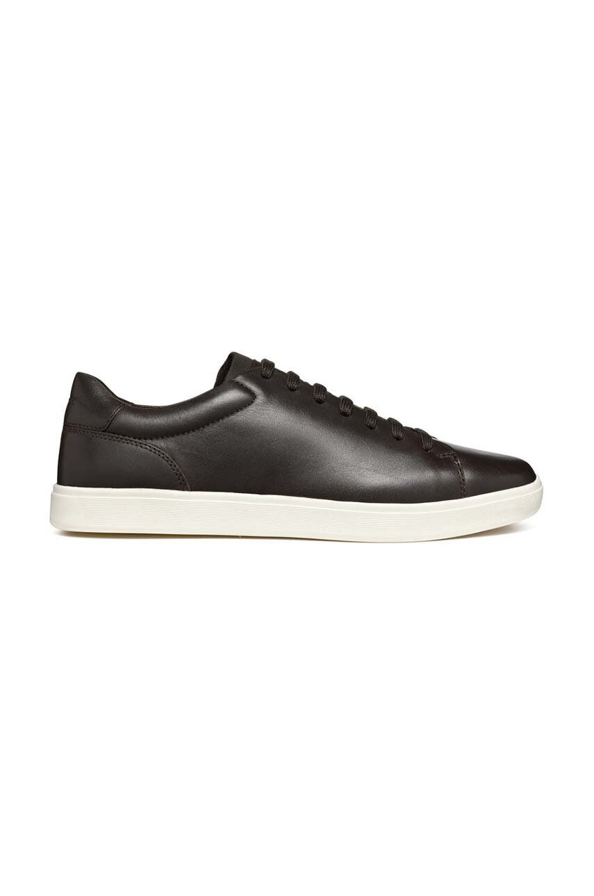 Geox sneakers din piele U AVOLA culoarea maro, U45GSA 00043 C6009