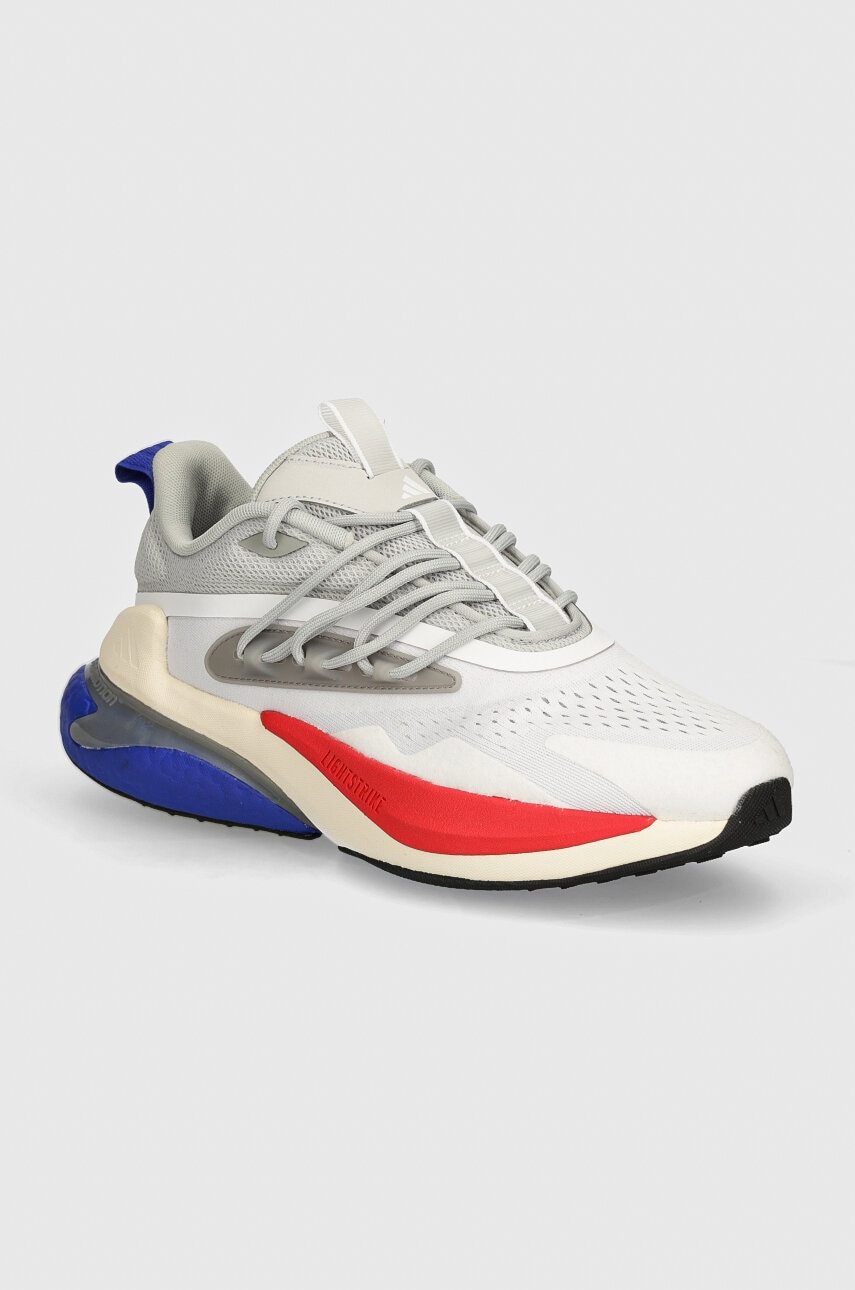 Levně Běžecké boty adidas AlphaBoost V2 bílá barva, IE9160