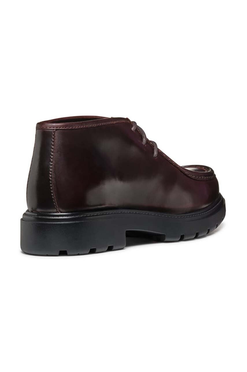 Geox bőr félcipő U SPHERICA EC7 barna, férfi, U46FRD 0003Z C7011 termék 2. képe