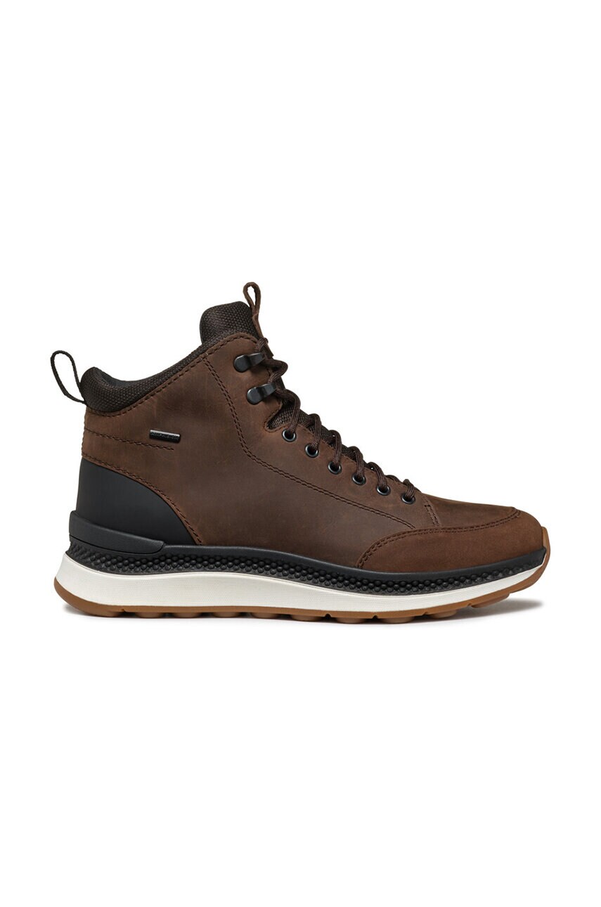 Geox pantofi inalti U SPHERICA ACTIF X2 barbati, culoarea maro, U46HMA 0FFBC C0196