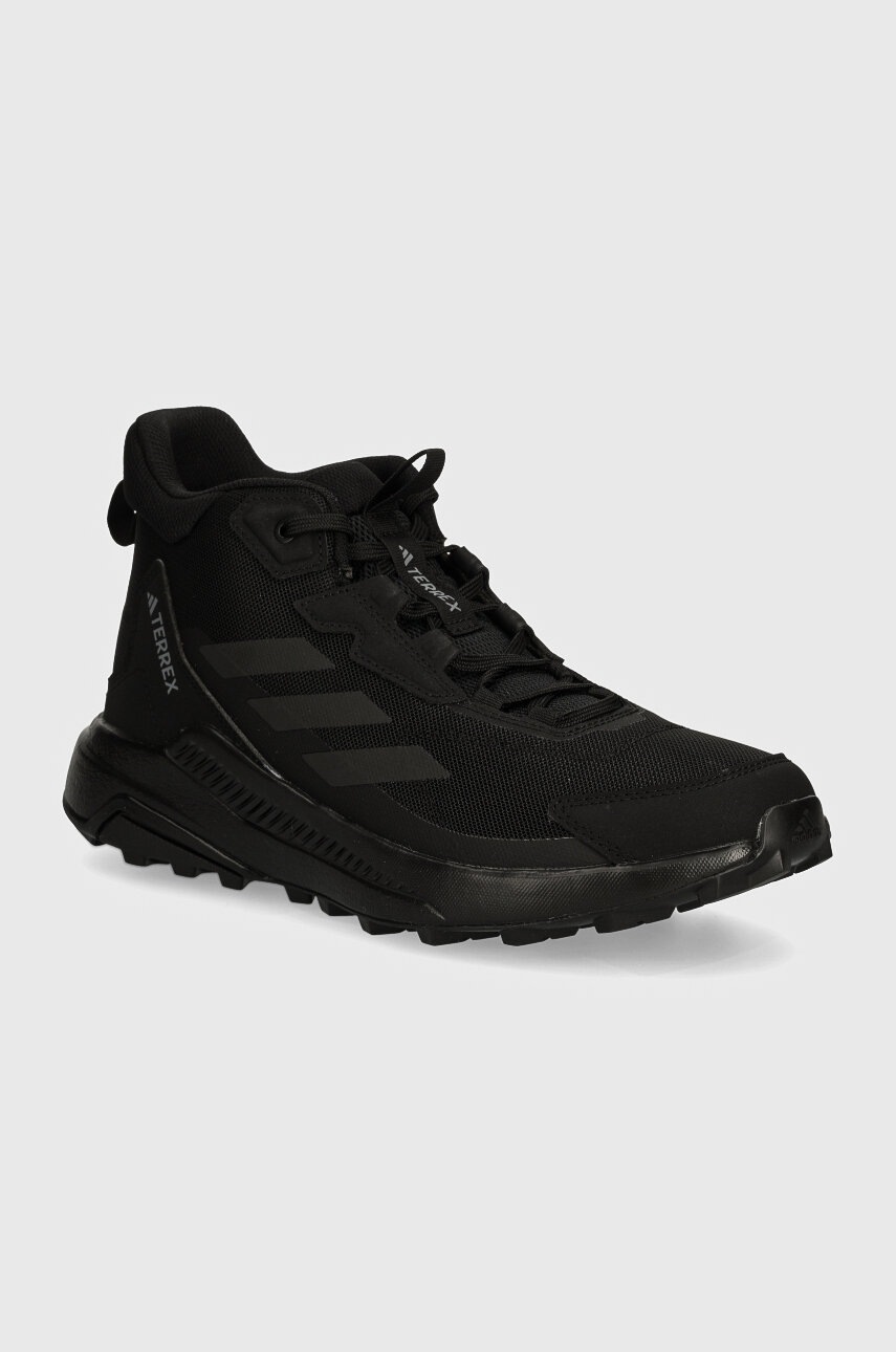 adidas TERREX pantofi Anylander Mid barbati, culoarea negru, IE1473