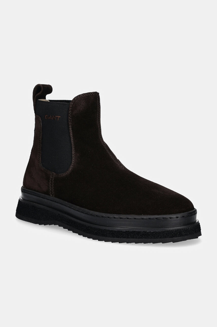 Gant botine din piele intoarsa Blistown barbati, culoarea maro, 29653736 G399 Gant botine din piele intoarsa Blistown barbati, culoarea maro, 29653736 G399