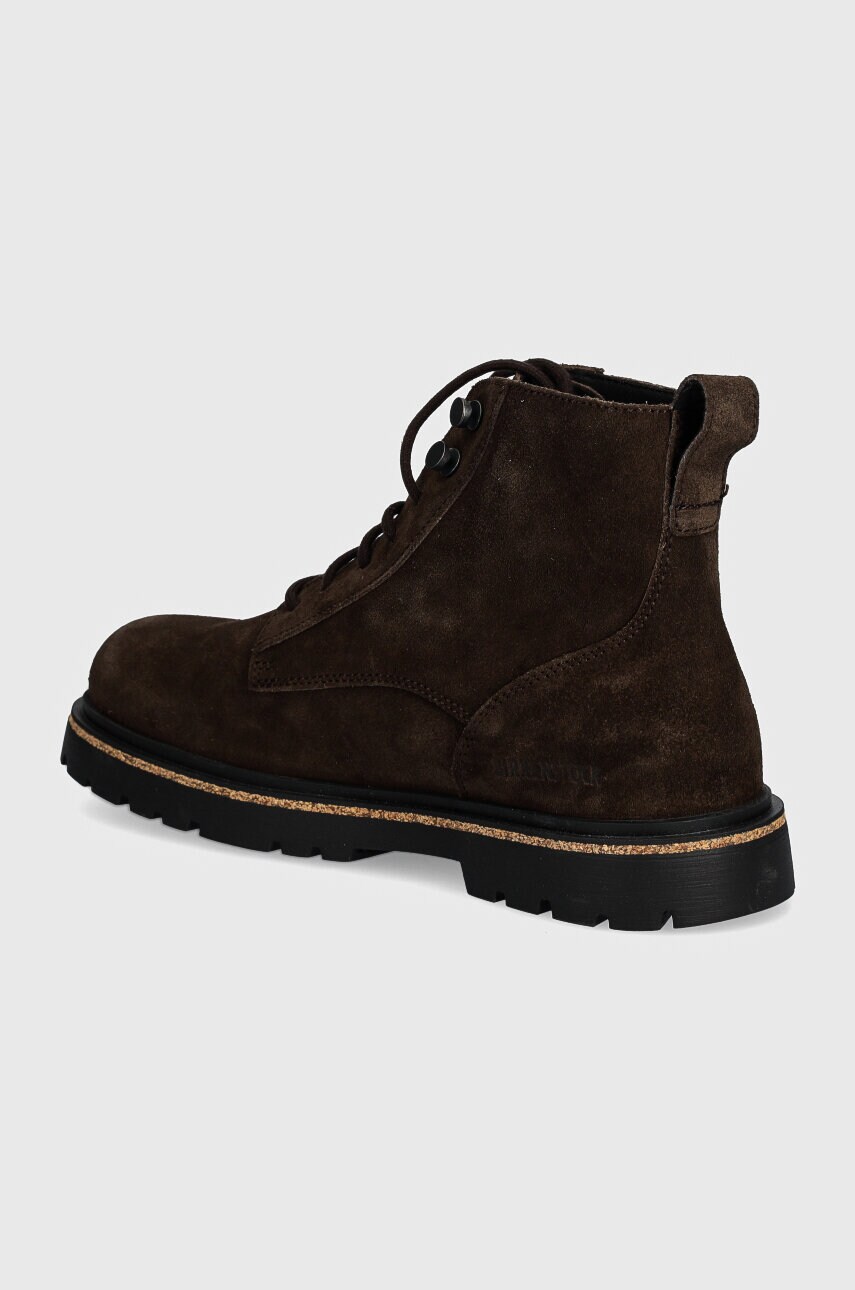 Birkenstock velúr cipő Highwood Lace Mid barna, férfi, 1028931 termék 2. képe