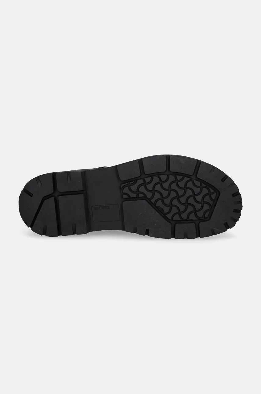 Туфлі на низькому ходу з нубуку Birkenstock Highwood Lace Low колір чорний 1028173 