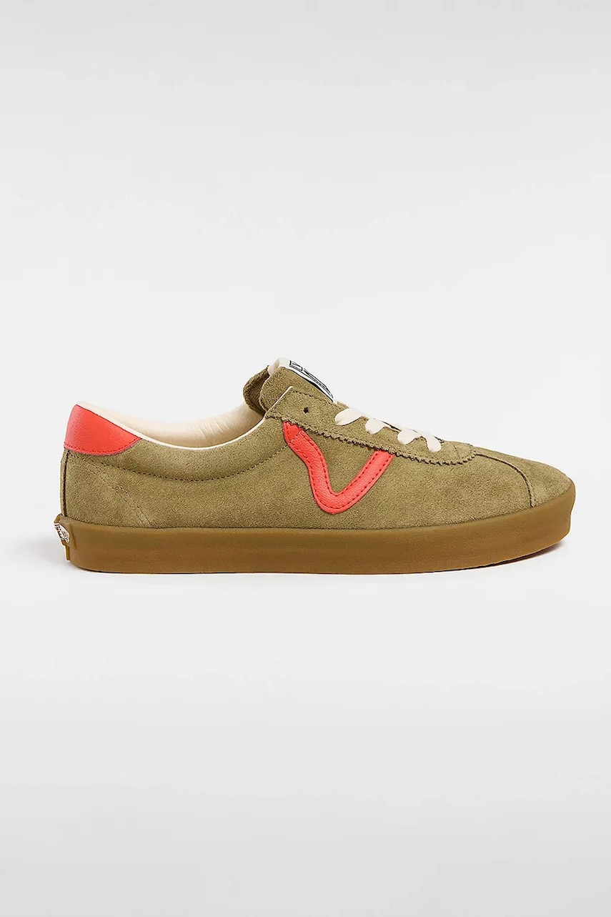 Vans tenisi din piele intoarsa Sport Low culoarea verde, VN000CTDBIS1 Vans tenisi din piele intoarsa Sport Low culoarea verde, VN000CTDBIS1
