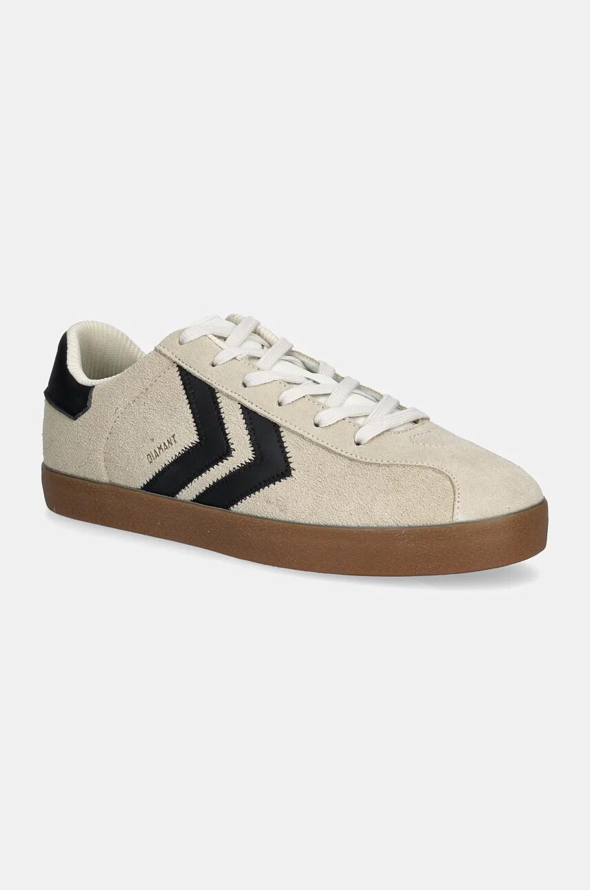 Hummel sneakers din piele intoarsă Diament Lx-e Sd culoarea bej, 226231