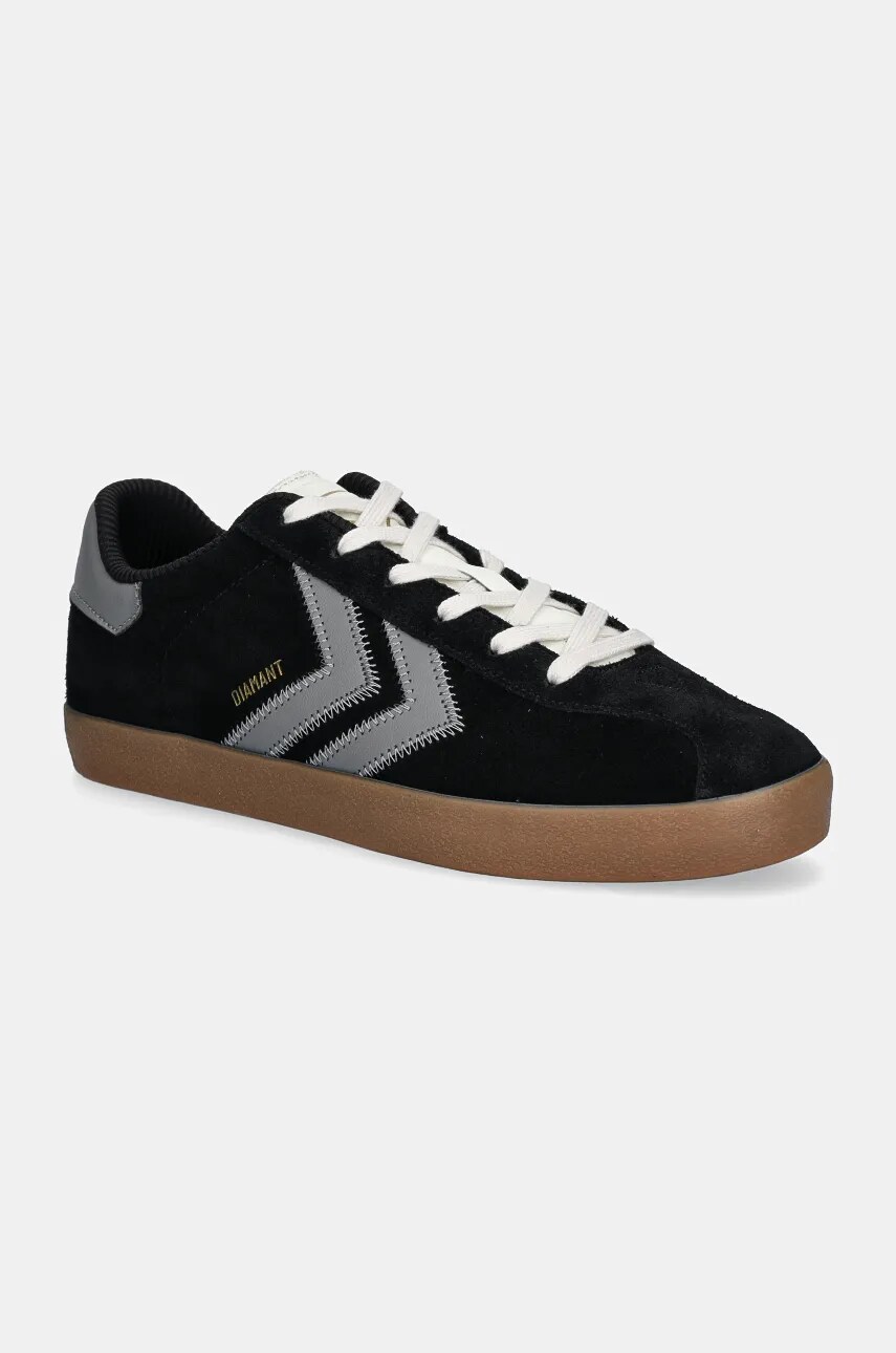 Hummel sneakers din piele intoarsă Diament Lx-e Sd culoarea negru, 226231