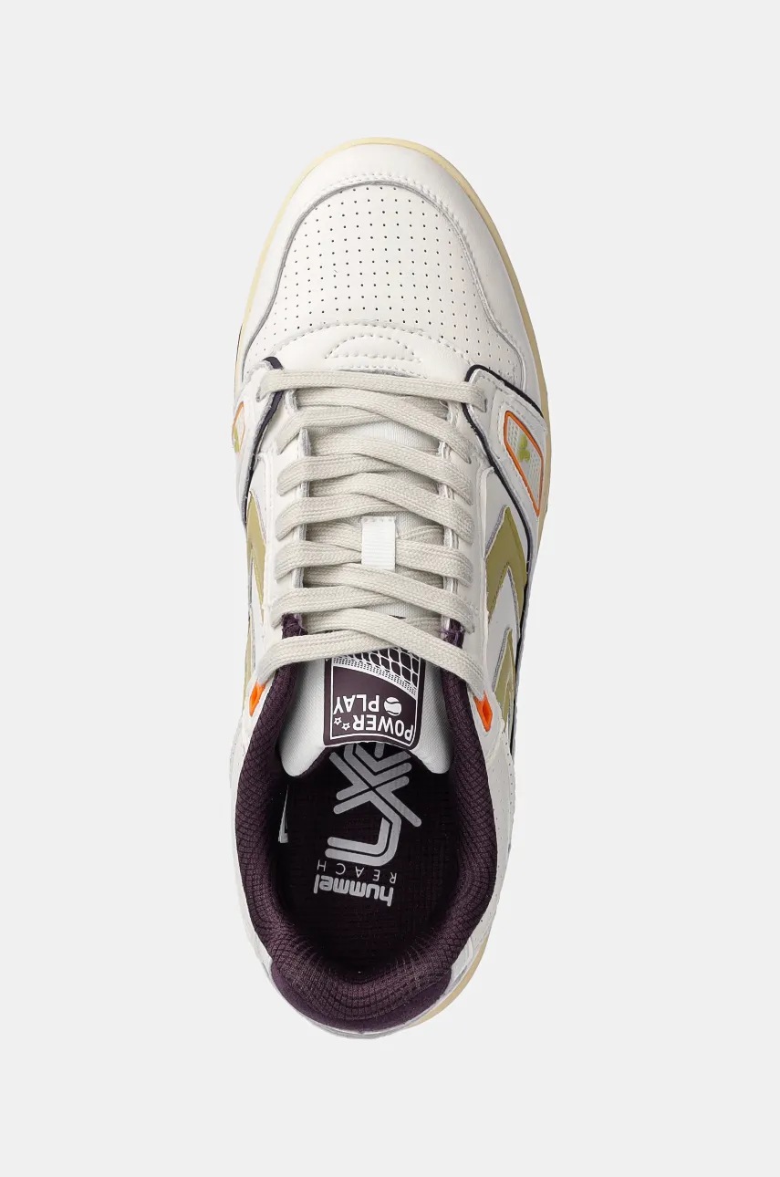 Δερμάτινα αθλητικά παπούτσια Hummel Power Play Lx-e Ap2 χρώμα: μπεζ, 226278 φωτογραφία