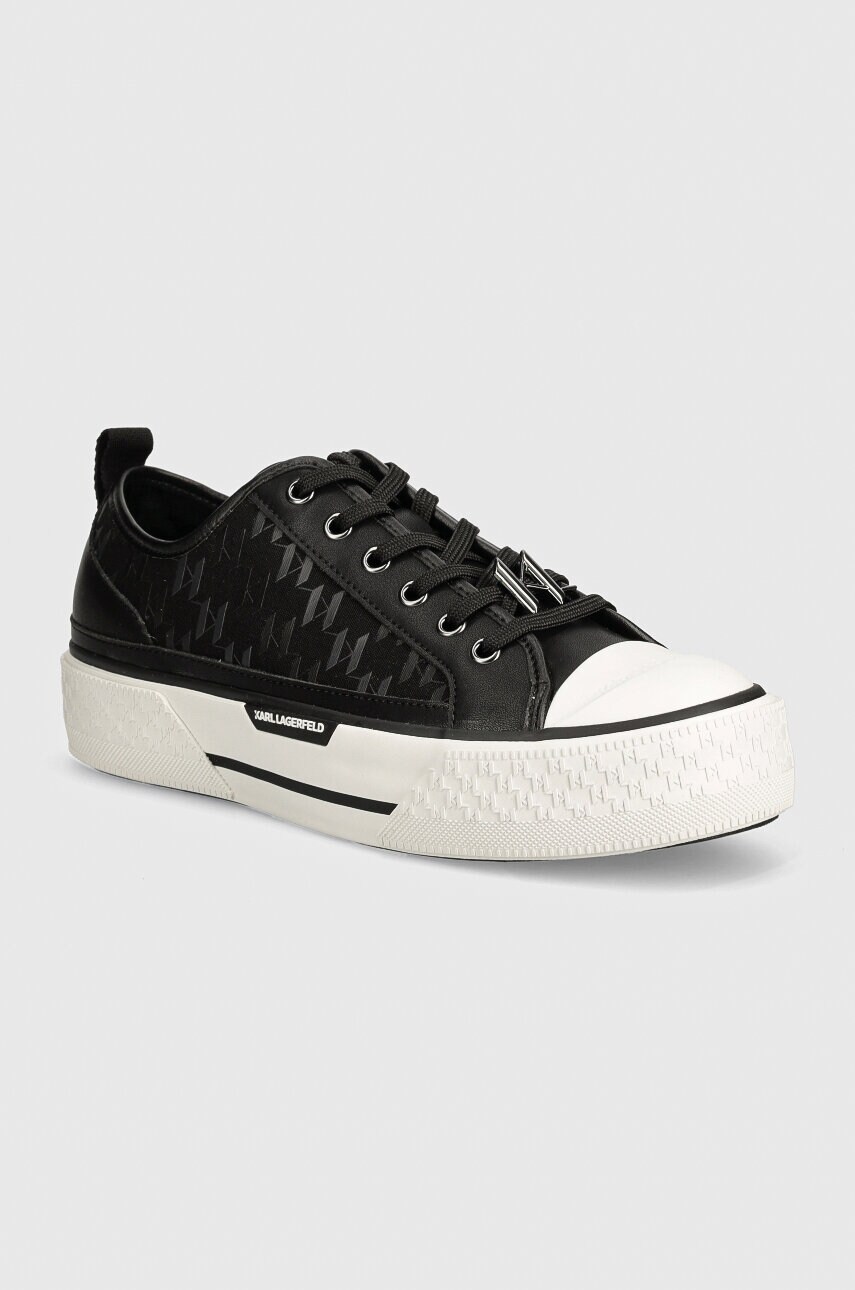 Karl Lagerfeld tenisi KAMPUS barbati, culoarea negru, KL50424