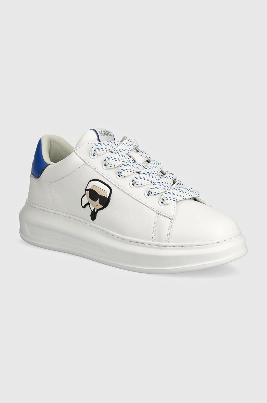 

Кожени маратонки Karl Lagerfeld KAPRI MENS в бяло KL52528, Бял
