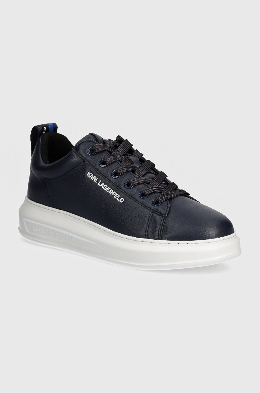 

Кожени маратонки Karl Lagerfeld KAPRI MENS в тъмносиньо KL52514A, Тъмносин