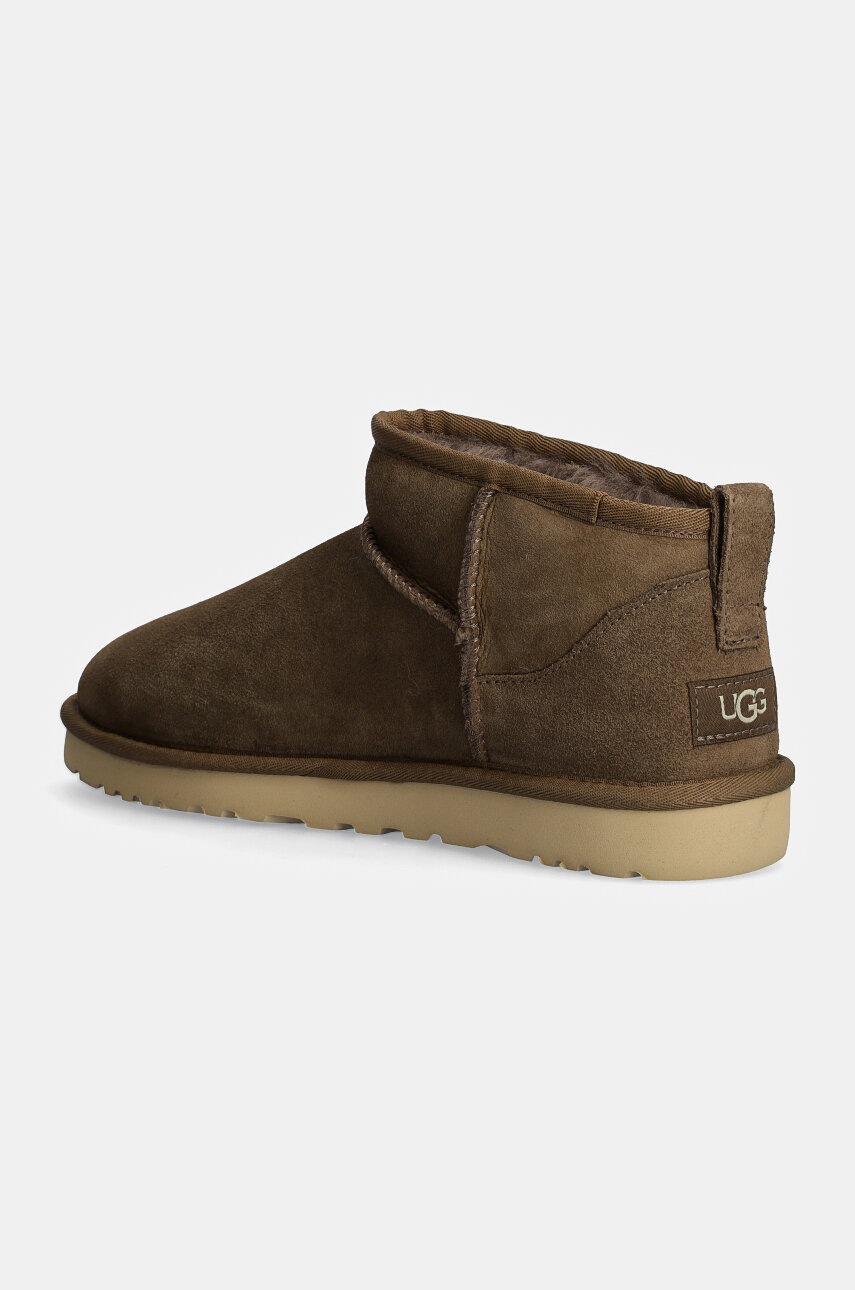 UGG velúr hócipő Classic Ultra Mini barna, 1137391-HCK termék 2. képe