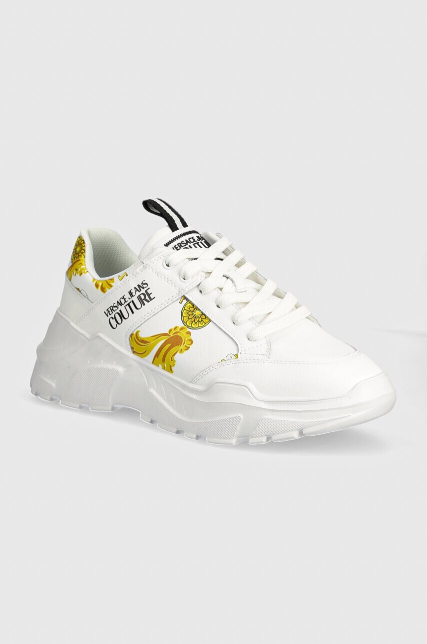 Versace Jeans Couture sneakers Speedtrack culoarea alb, 77YA3SC2 ZP324 G03