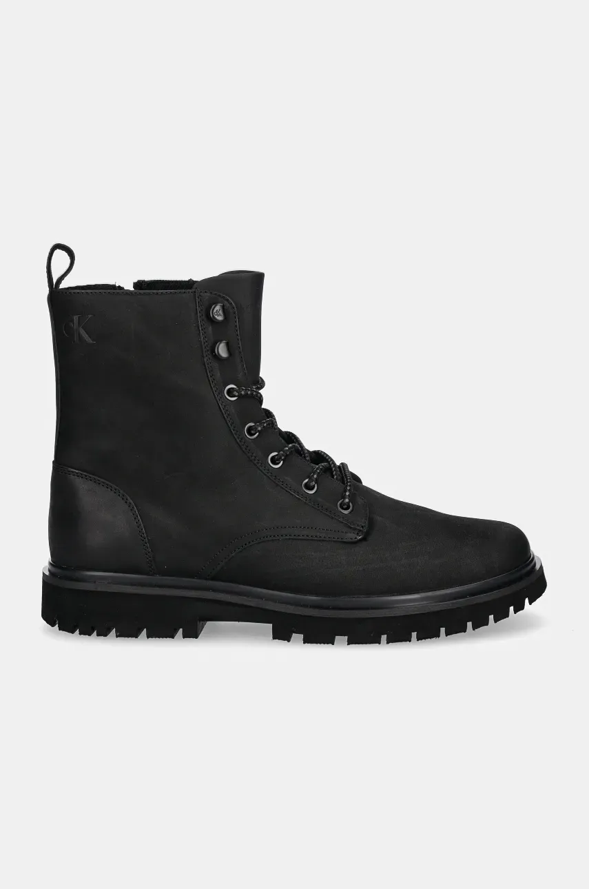 Ботинки Calvin Klein Jeans EVA BOOT MID LACEUP REBELLIOUS мужские цвет чёрный YM0YM01071 Ботинки Calvin Klein Jeans EVA BOOT MID LACEUP REBELLIOUS мужские цвет чёрный YM0YM01071