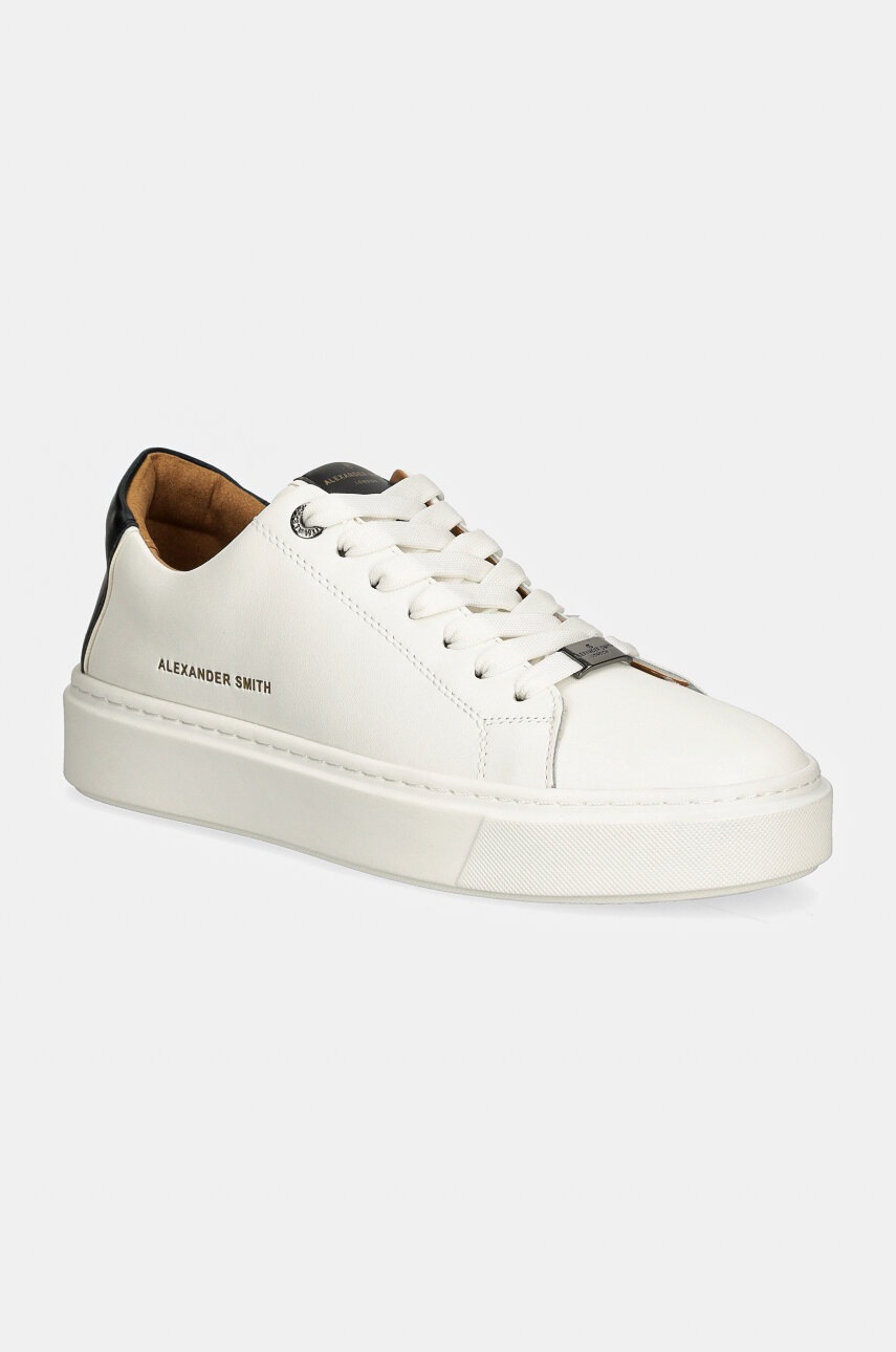 

Маратонки Alexander Smith London в бяло ALBALDM9010WBK, Бял