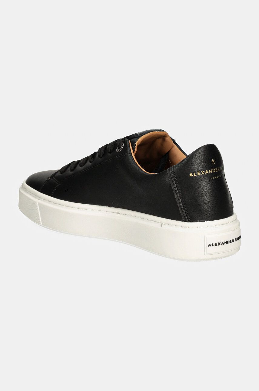 Alexander Smith Sneakers Din Piele London Culoarea Negru, ALBALDM9012BLK