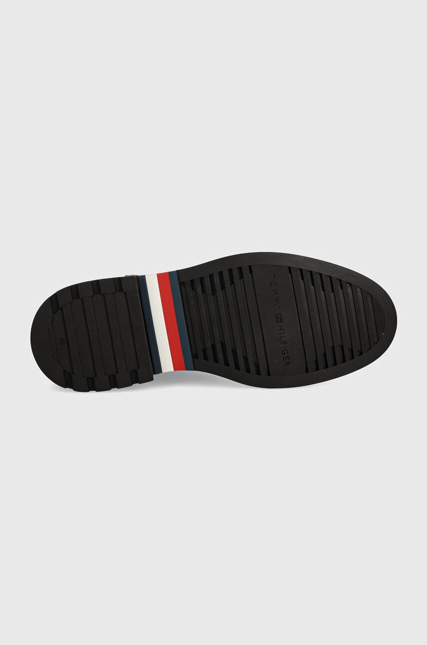 Замшеві черевики Tommy Hilfiger HILFIGER COMFORT LWT SUEDE CHEL чоловічі колір коричневий FM0FM05104 