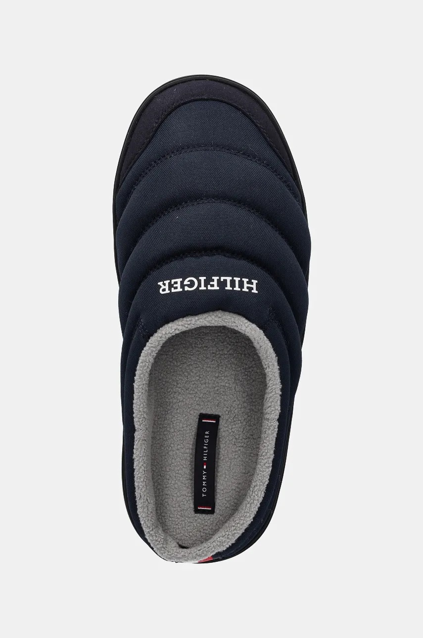 Тапочки Tommy Hilfiger COMFORT WARM TEXTILE HOUSE SHOE колір синій FM0FM05158 