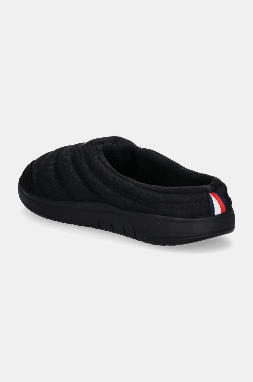 Тапочки Tommy Hilfiger COMFORT WARM TEXTILE HOUSE SHOE колір чорний FM0FM05158 