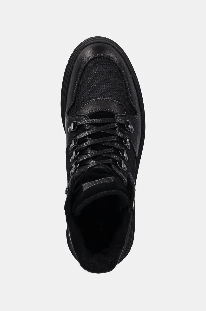 Παπούτσια Tommy Hilfiger HILFIGER WARM CORDURA MIX BOOT χρώμα: μαύρο, FM0FM05180 φωτογραφία