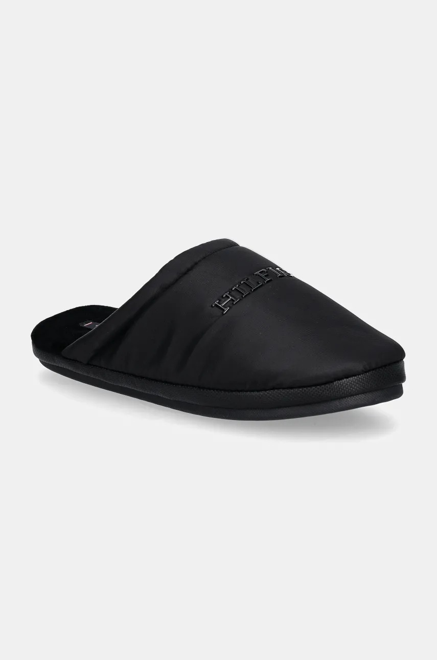 

Пантофи Tommy Hilfiger NYLON HILFIGER HOUSE SHOE в черно FM0FM05225, Черен