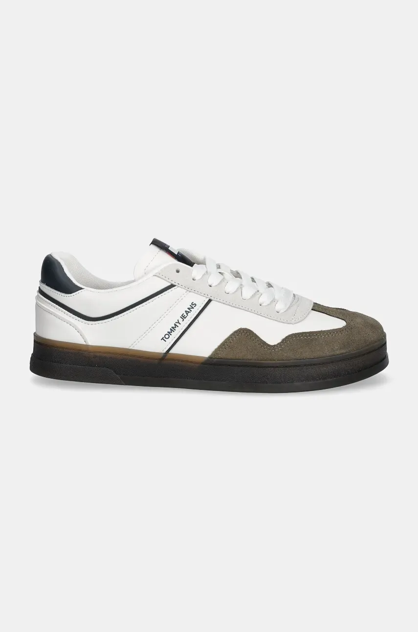 Кроссовки Tommy Jeans THE GREENWHICH RETRO цвет белый EM0EM01462 Кроссовки Tommy Jeans THE GREENWHICH RETRO цвет белый EM0EM01462