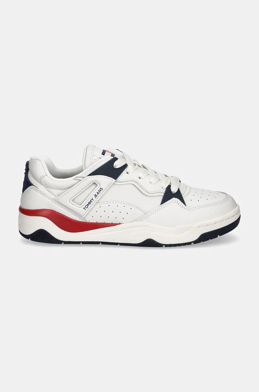 Кроссовки Tommy Jeans TJM ULTRA BASKET SNEAKER цвет белый EM0EM01493 Кроссовки Tommy Jeans TJM ULTRA BASKET SNEAKER цвет белый EM0EM01493