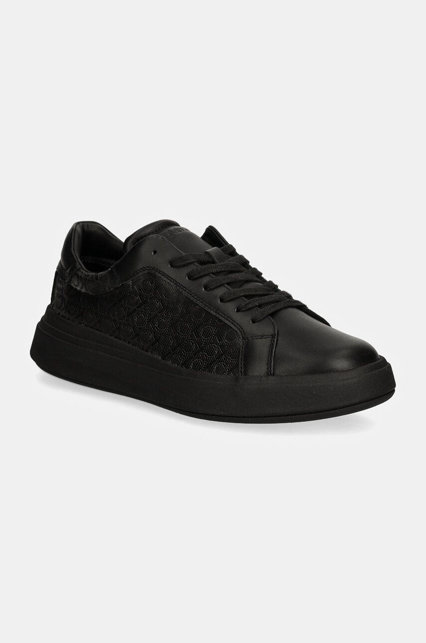 

Маратонки Calvin Klein LOW TOP LACE UP LTH MONO в черно HM0HM01557, Черен