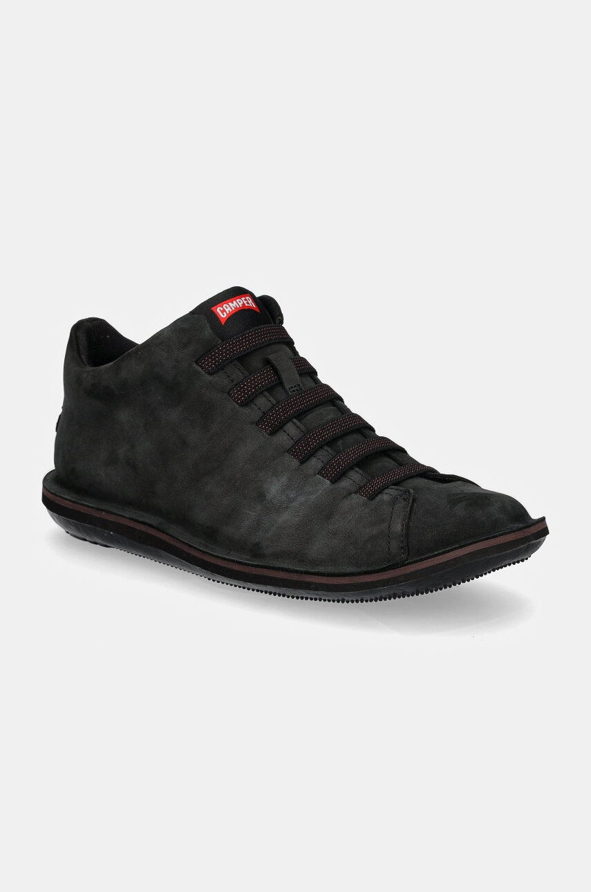 Camper sneakers din piele intoarsă Beetle culoarea negru, 36678-083 Camper sneakers din piele intoarsă Beetle culoarea negru, 36678-083