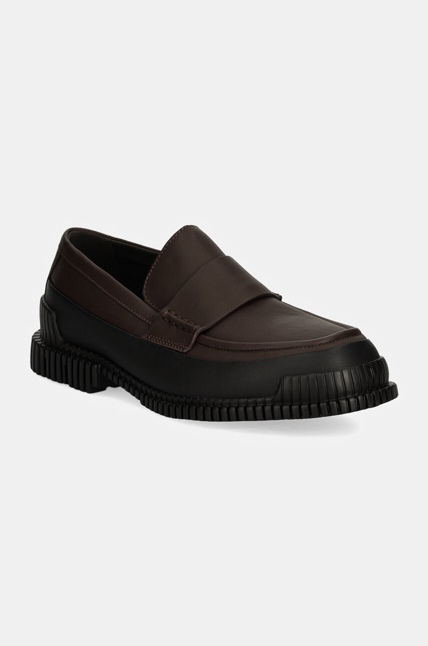 Camper mocasini de piele Pix barbati, culoarea maro, K100951-007
