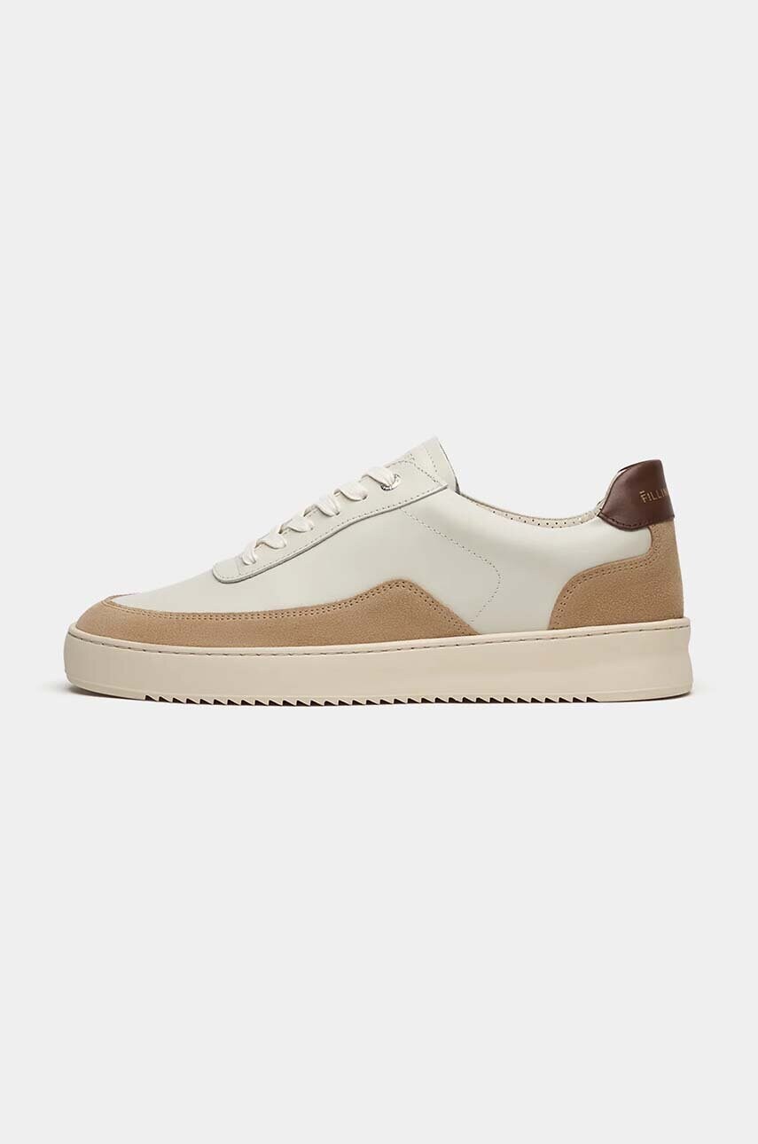 Kožené tenisky Filling Pieces Mondo Squash béžová barva, 46733331406