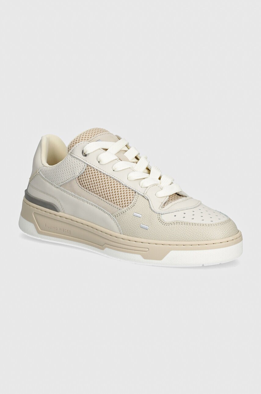 Filling Pieces sneakers din piele Cruiser Crumbs culoarea bej, 64427541890