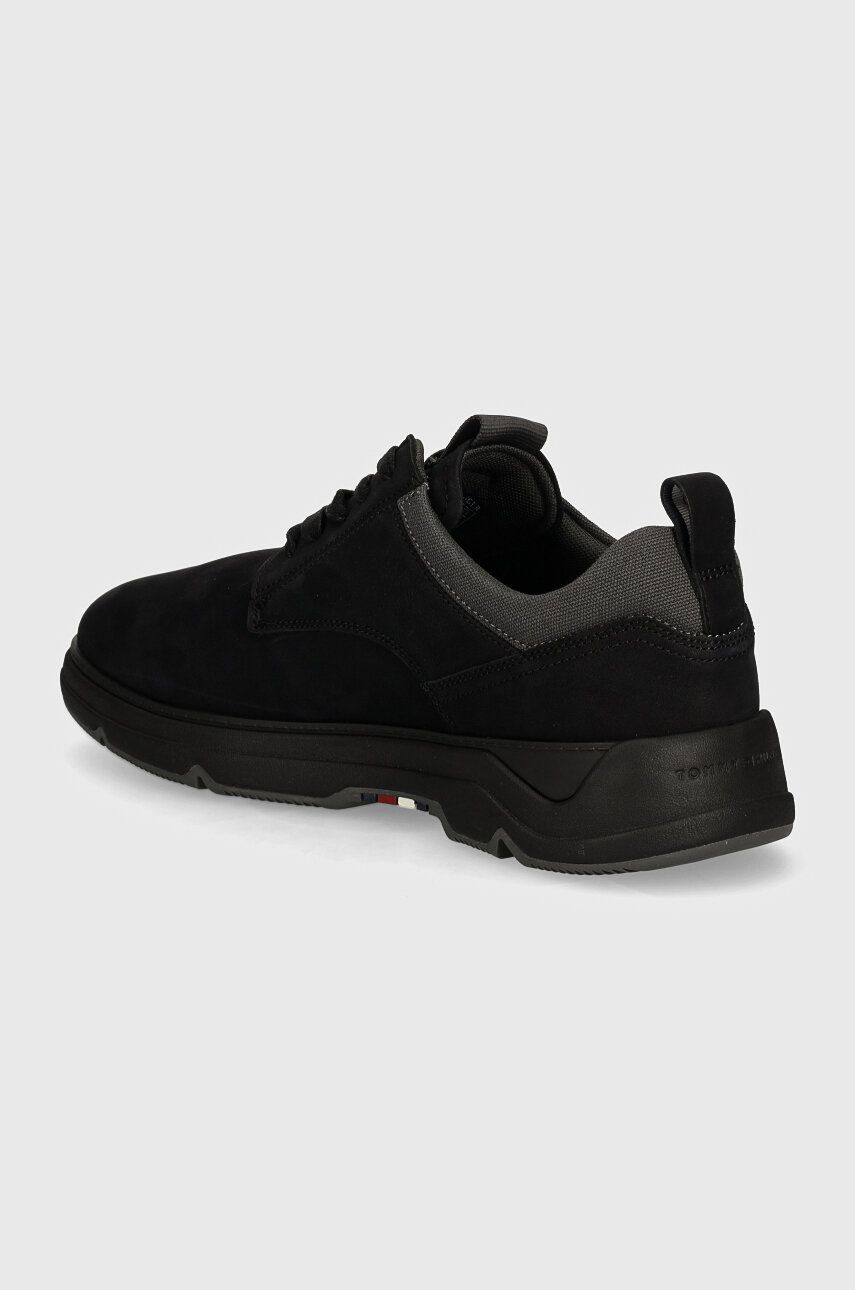 Tenisice Od Brušene Kože Tommy Hilfiger HILFIGER NUBUCK MIX HYBRID SHOE Boja: Crna, FM0FM05092