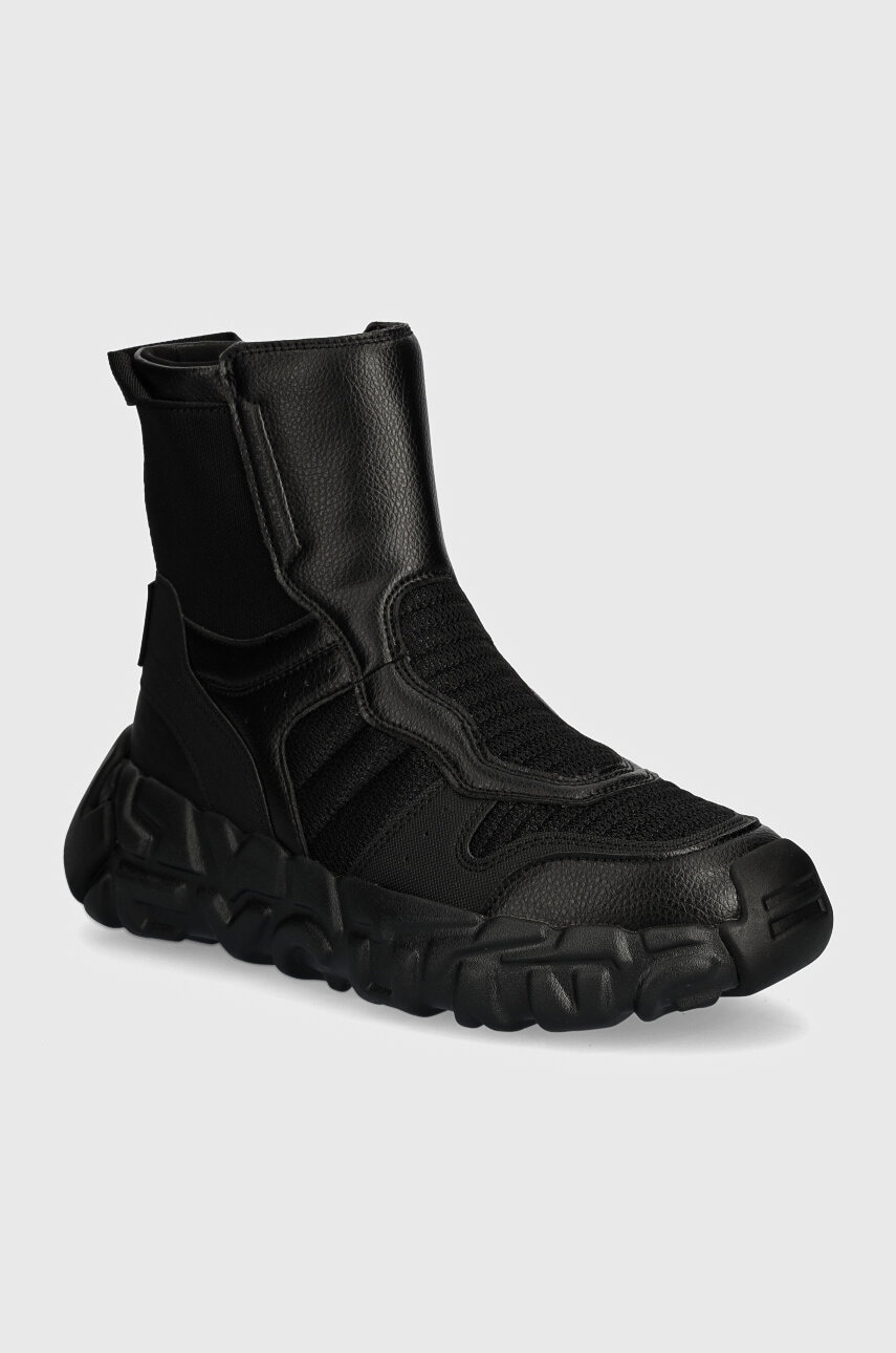 Armani Exchange pantofi barbati, culoarea negru, XUZ056 XV873 00002