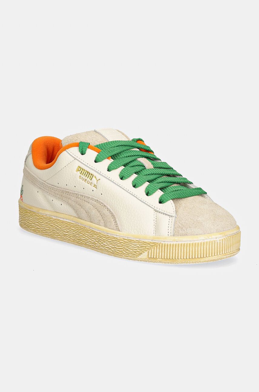 Puma sneakers Suede XL 2 CARROTS culoarea alb, 398801