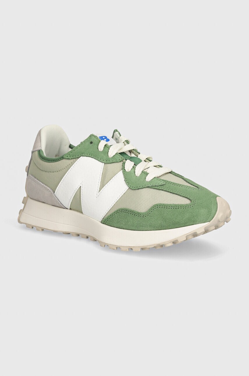 New Balance sneakers 327 culoarea verde, U327CE